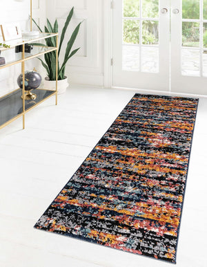 Multicolor 2' x 7' 10 Tagine Runner Area Rug Durable 100% Polyester Modern Unique Easy Clean Carpet for Indoor Home Decor for Sale at Rug Engine