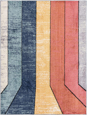 Multicolor 9' x 12' Tagine Rectangle Area Rug Durable 100% Polyester Modern Unique Easy Clean Carpet for Indoor Home Decor for Sale at Rug Engine