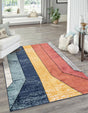 Multicolor 2' x 3' Tagine Rectangle Area Rug Durable 100% Polyester Modern Unique Easy Clean Carpet for Indoor Home Decor for Sale at Rug Engine