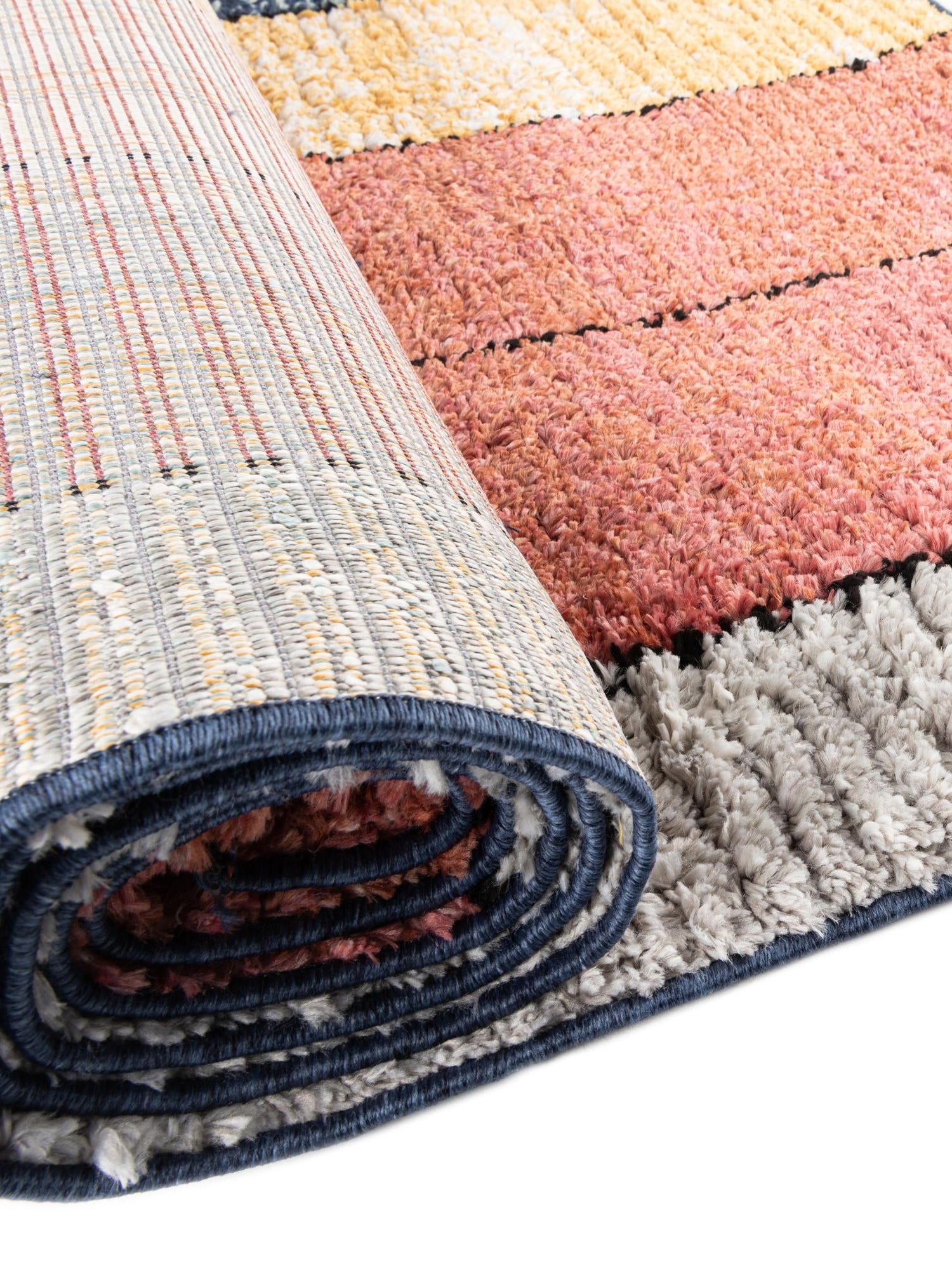 Multicolor 5' 3 x 8' Tagine Rectangle Area Rug Durable 100% Polyester Modern Unique Easy Clean Carpet for Indoor Home Decor for Sale at Rug Engine