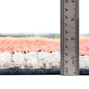 Multicolor 7' 10 x 7' 10 Tagine Octagon Area Rug Durable 100% Polyester Modern Unique Easy Clean Carpet for Indoor Home Decor for Sale at Rug Engine
