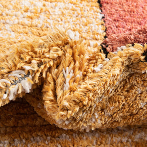 Multicolor 2' x 10' Tagine Runner Area Rug Durable 100% Polyester Modern Unique Easy Clean Carpet for Indoor Home Decor for Sale at Rug Engine