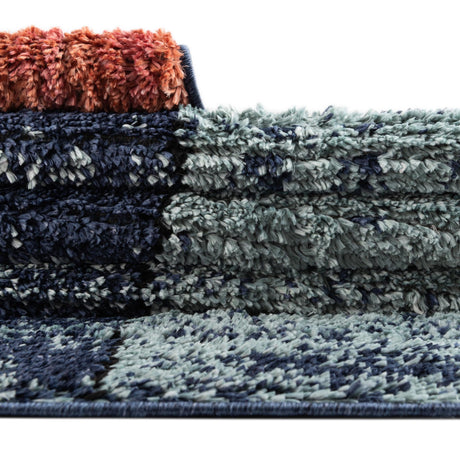 Multicolor 2' 7 x 12' Tagine Runner Area Rug Durable 100% Polyester Modern Unique Easy Clean Carpet for Indoor Home Decor for Sale at Rug Engine