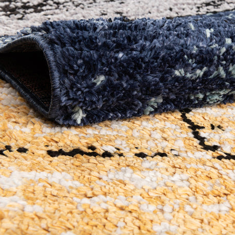 Multicolor 2' x 7' 10 Tagine Runner Area Rug Durable 100% Polyester Modern Unique Easy Clean Carpet for Indoor Home Decor for Sale at Rug Engine