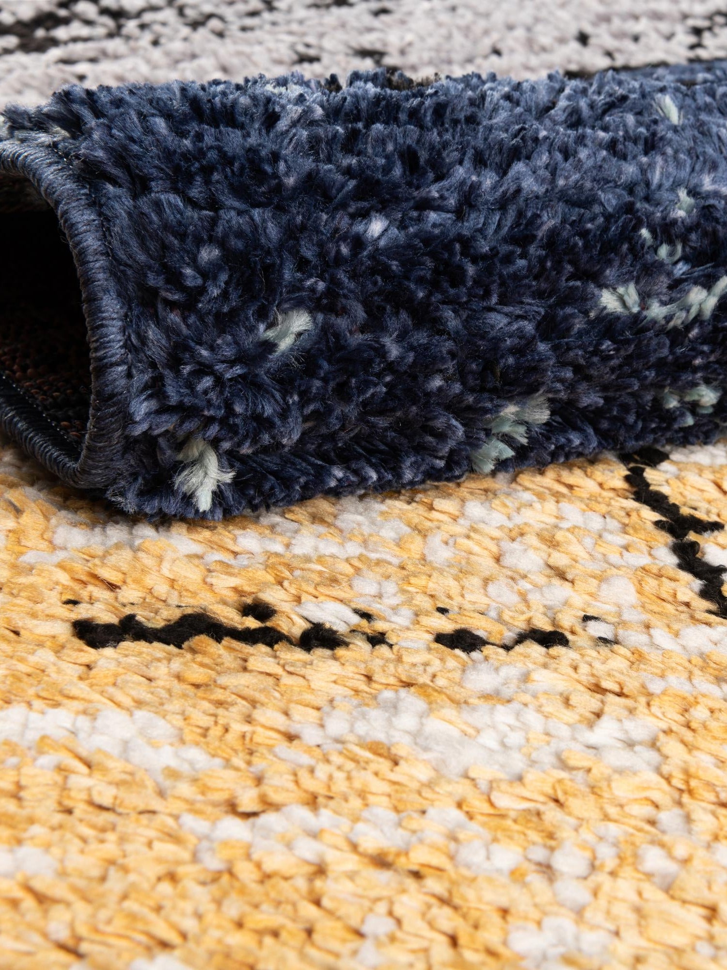 Multicolor 2' x 5' Tagine Runner Area Rug Durable 100% Polyester Modern Unique Easy Clean Carpet for Indoor Home Decor for Sale at Rug Engine