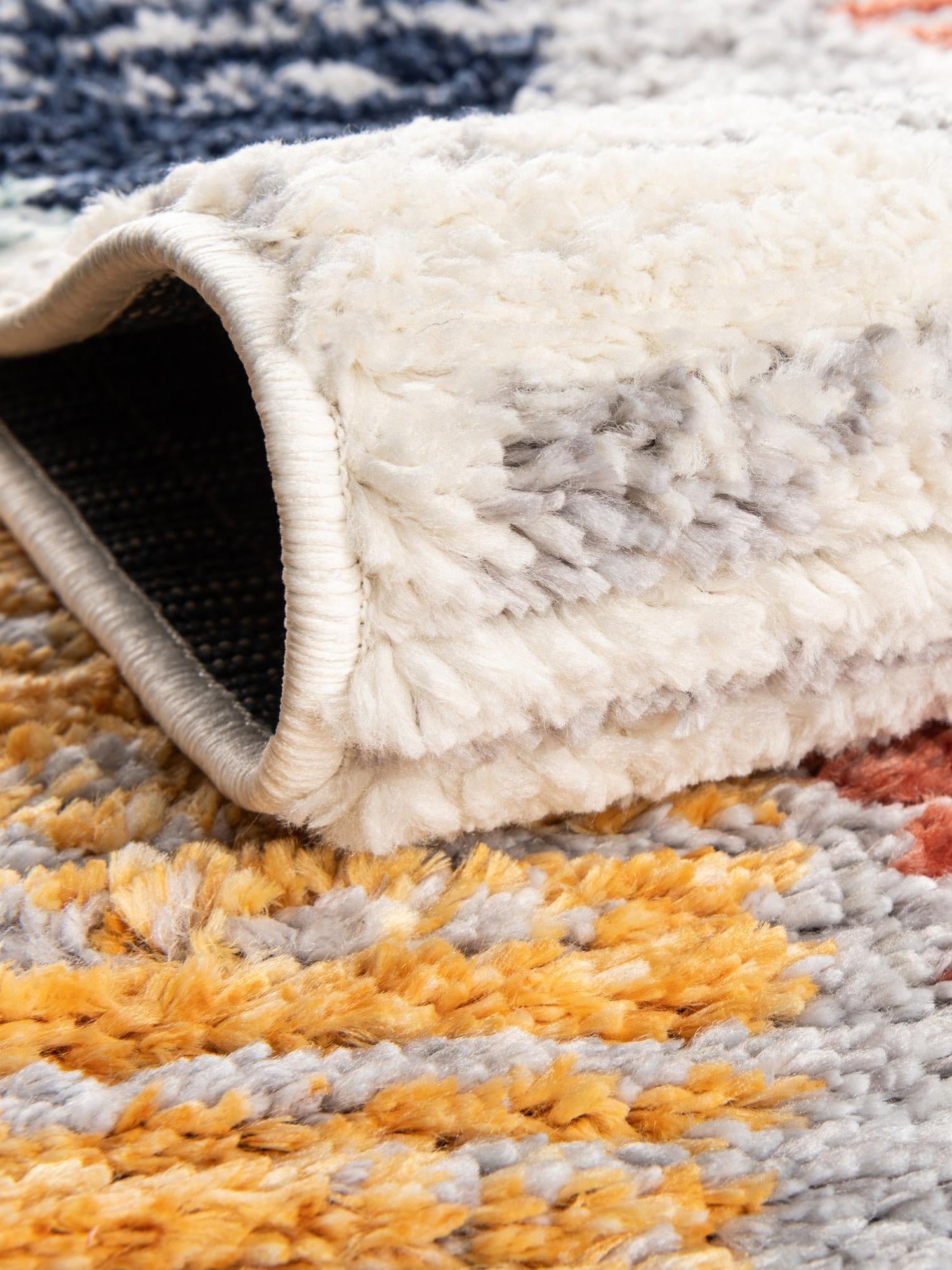 Ivory 2' x 3' Tagine Rectangle Area Rug Durable 100% Polyester Modern Unique Easy Clean Carpet for Indoor Home Decor for Sale at Rug Engine