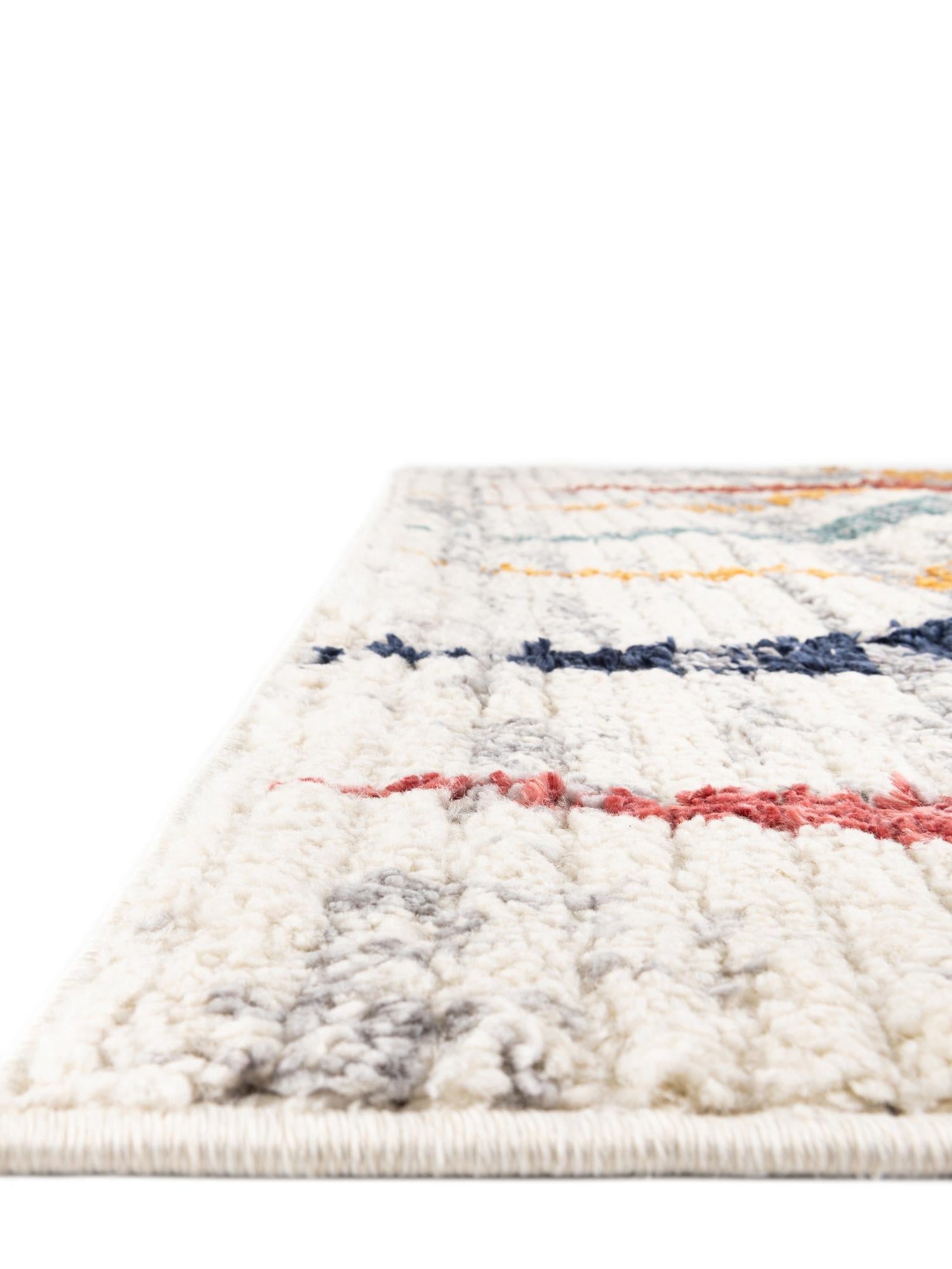 Ivory 2' x 3' Tagine Rectangle Area Rug Durable 100% Polyester Modern Unique Easy Clean Carpet for Indoor Home Decor for Sale at Rug Engine