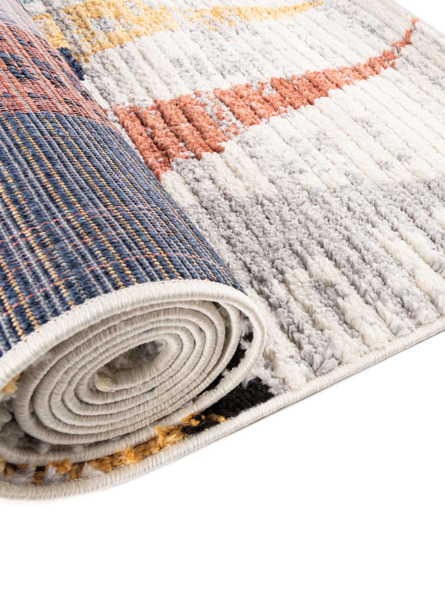 Ivory 9' x 12' Tagine Rectangle Area Rug Durable 100% Polyester Modern Unique Easy Clean Carpet for Indoor Home Decor for Sale at Rug Engine