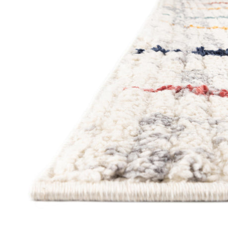 Ivory 5' 3 x 5' 3 Tagine Octagon Area Rug Durable 100% Polyester Modern Unique Easy Clean Carpet for Indoor Home Decor for Sale at Rug Engine