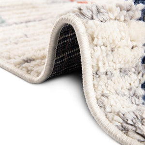 Ivory 5' 3 x 5' 3 Tagine Octagon Area Rug Durable 100% Polyester Modern Unique Easy Clean Carpet for Indoor Home Decor for Sale at Rug Engine