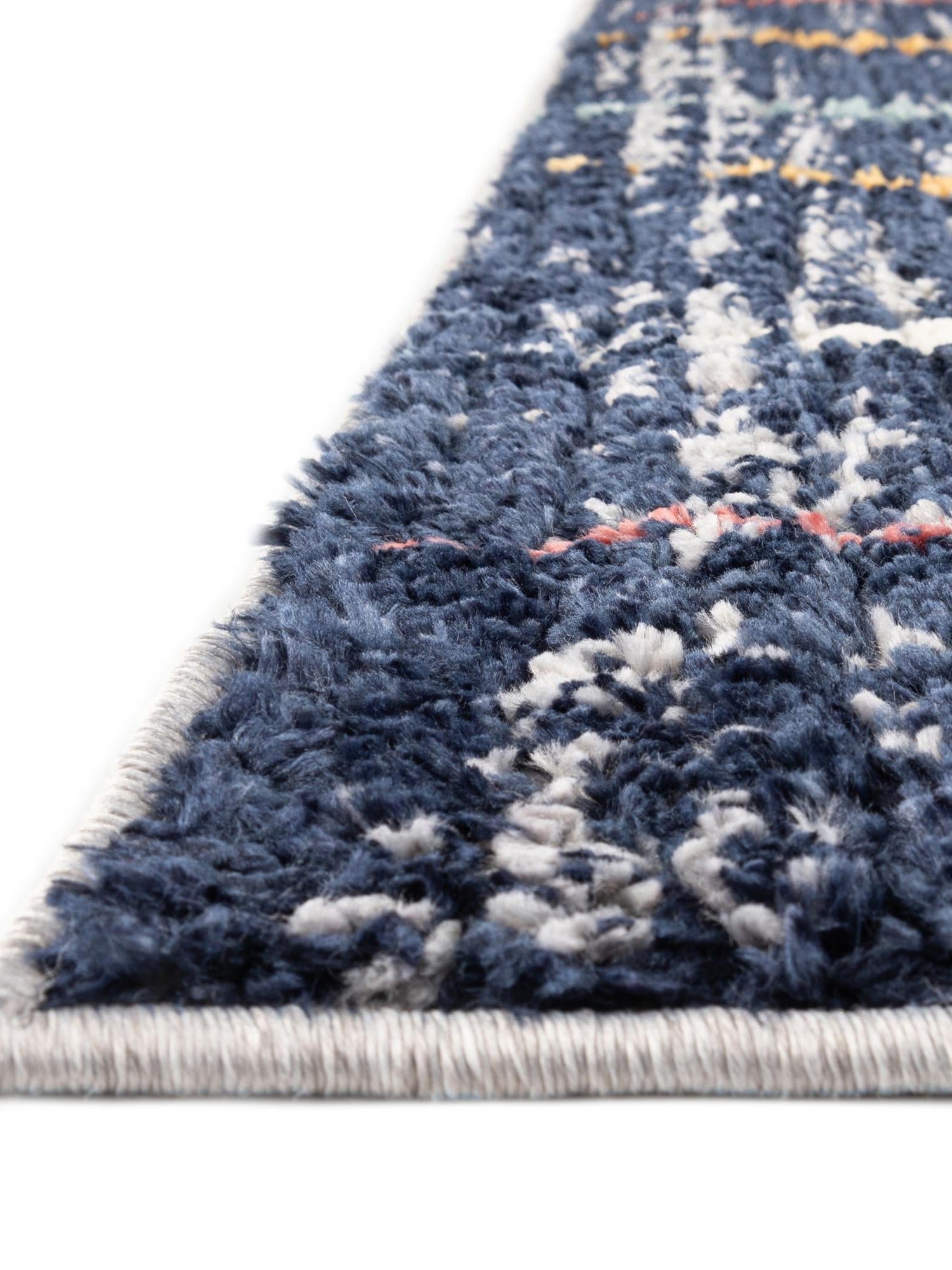 Blue 7' 10 x 7' 10 Tagine Octagon Area Rug Durable 100% Polyester Modern Unique Easy Clean Carpet for Indoor Home Decor for Sale at Rug Engine