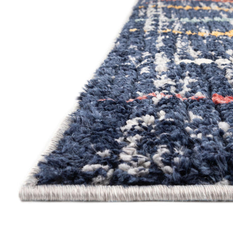 Blue 7' 10 x 7' 10 Tagine Octagon Area Rug Durable 100% Polyester Modern Unique Easy Clean Carpet for Indoor Home Decor for Sale at Rug Engine