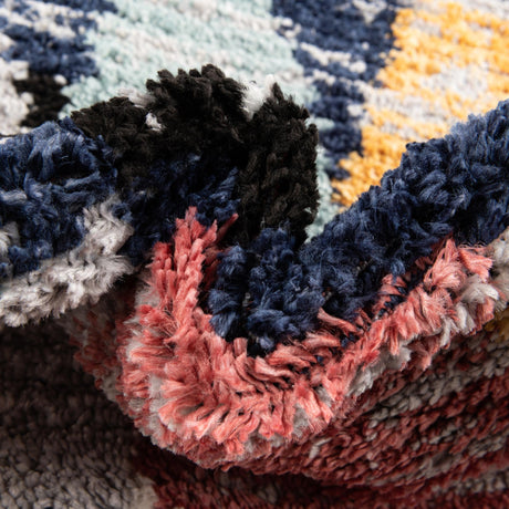 Blue 7' 10 x 7' 10 Tagine Octagon Area Rug Durable 100% Polyester Modern Unique Easy Clean Carpet for Indoor Home Decor for Sale at Rug Engine