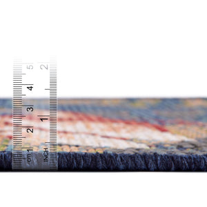 Navy Blue 2' x 2' 11 Baja Outdoor Rectangle Area Rug Weather Resistant for Patio, Deck, Terrace, Balcony, Porch 100% Polypropylene Modern Outside Decor for Sale at Rug Engine