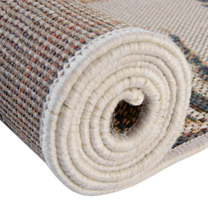 Ivory 2' x 2' 11 Baja Outdoor Rectangle Area Rug Weather Resistant for Patio, Deck, Terrace, Balcony, Porch 100% Polypropylene Modern Outside Decor for Sale at Rug Engine