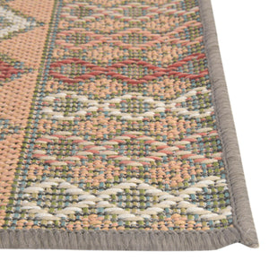Multicolor 2' x 2' 11 Baja Outdoor Rectangle Area Rug Weather Resistant for Patio, Deck, Terrace, Balcony, Porch 100% Polypropylene Modern Outside Decor for Sale at Rug Engine