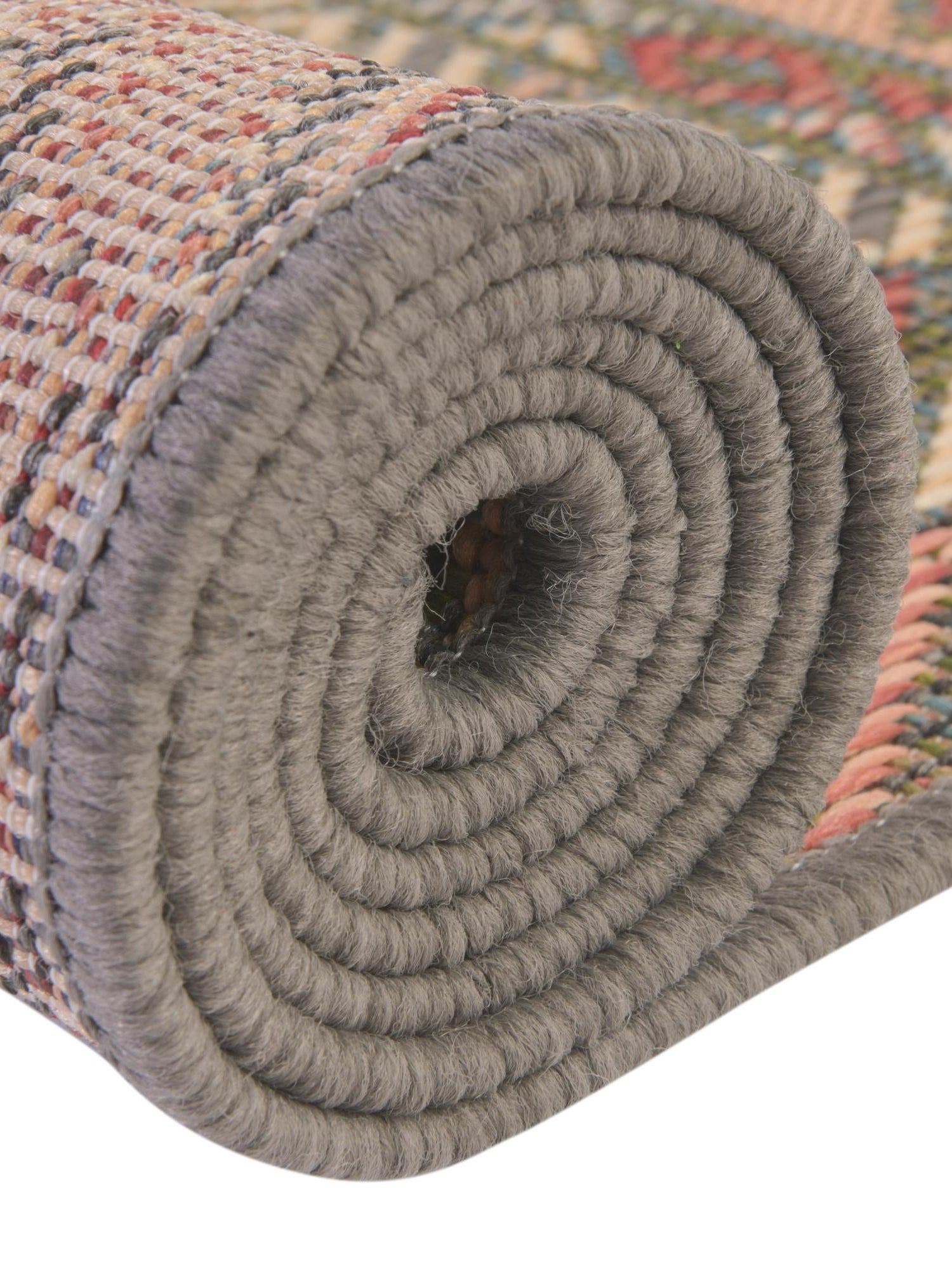 Multicolor 5' 3 x 7' 7 Baja Outdoor Rectangle Area Rug Weather Resistant for Patio, Deck, Terrace, Balcony, Porch 100% Polypropylene Modern Outside Decor for Sale at Rug Engine