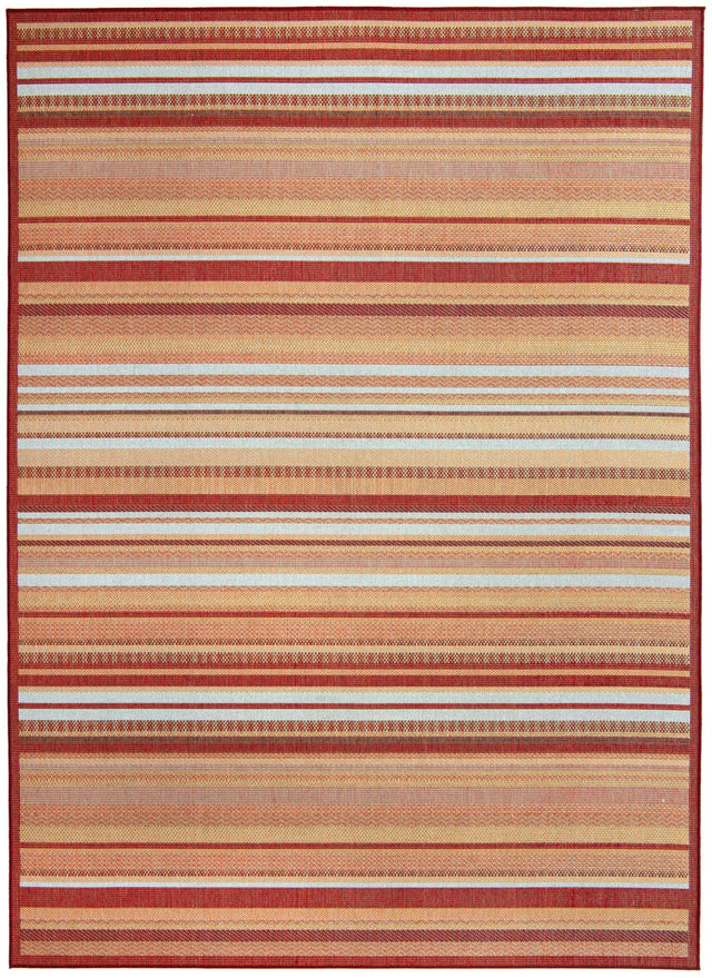 Burgundy 9' x 12' Baja Outdoor Rectangle Area Rug Weather Resistant for Patio, Deck, Terrace, Balcony, Porch 100% Polypropylene Modern Outside Decor for Sale at Rug Engine