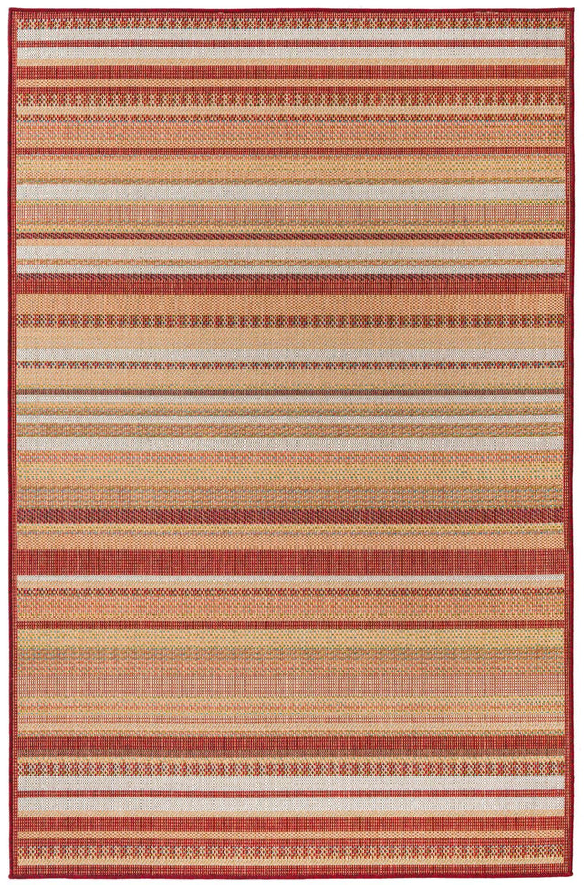 Burgundy 6' x 9' Baja Outdoor Rectangle Area Rug Weather Resistant for Patio, Deck, Terrace, Balcony, Porch 100% Polypropylene Modern Outside Decor for Sale at Rug Engine