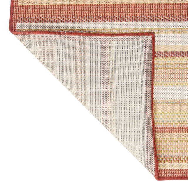 Burgundy 5' 3 x 8' Baja Outdoor Rectangle Rug