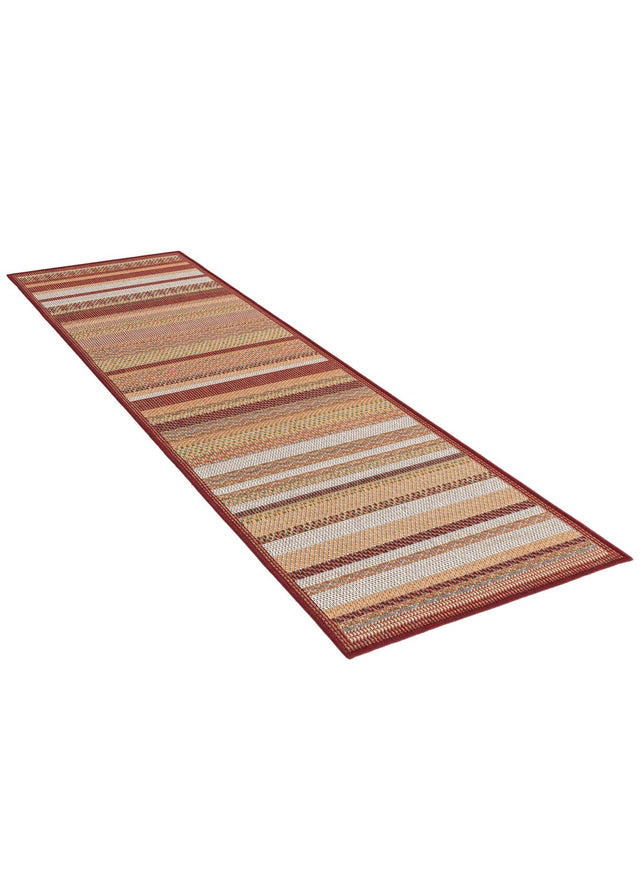 Burgundy 2' x 5' 11 Baja Outdoor Runner Area Rug Weather Resistant for Patio, Deck, Terrace, Balcony, Porch 100% Polypropylene Modern Outside Decor for Sale at Rug Engine