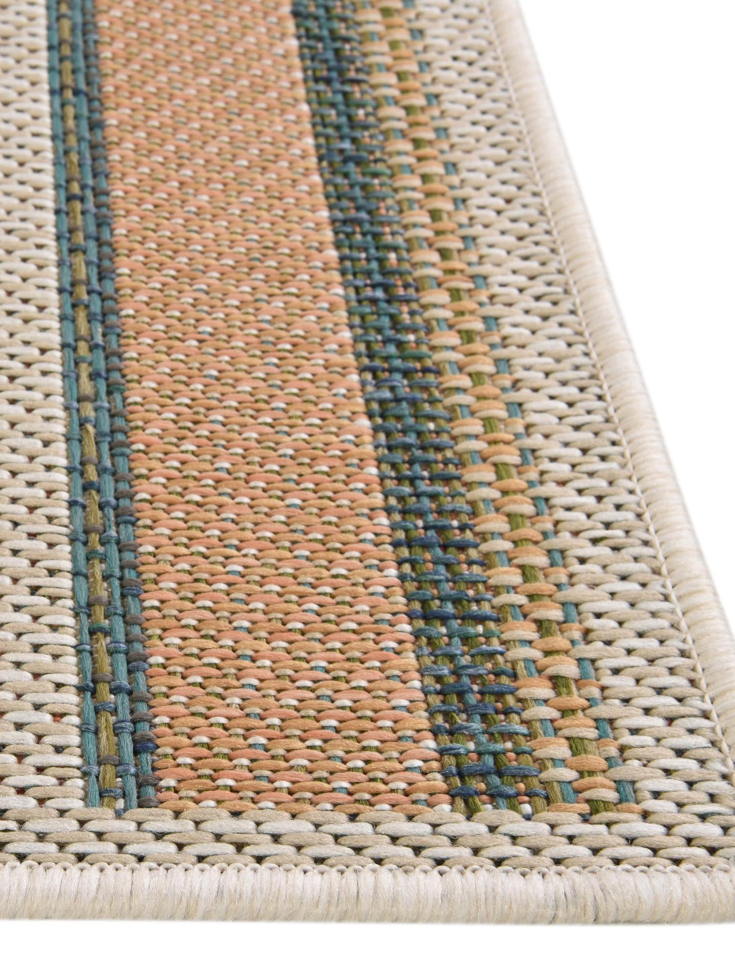 Multicolor 7' 10 x 10' Baja Outdoor Rectangle Area Rug Weather Resistant for Patio, Deck, Terrace, Balcony, Porch 100% Polypropylene Modern Outside Decor for Sale at Rug Engine