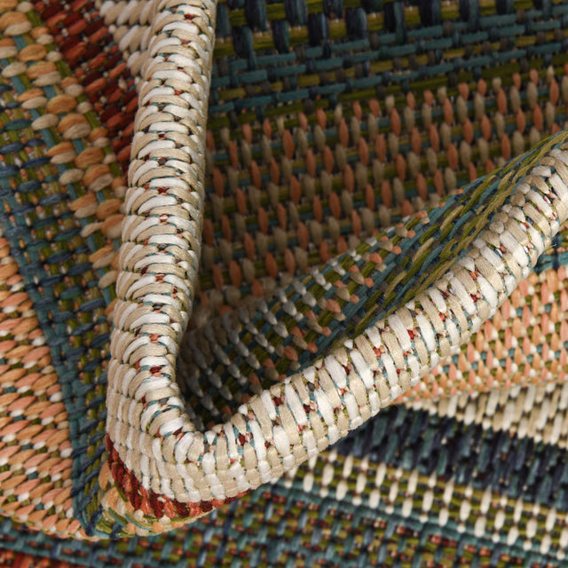Multicolor 2' x 3' Baja Outdoor Rectangle Rug