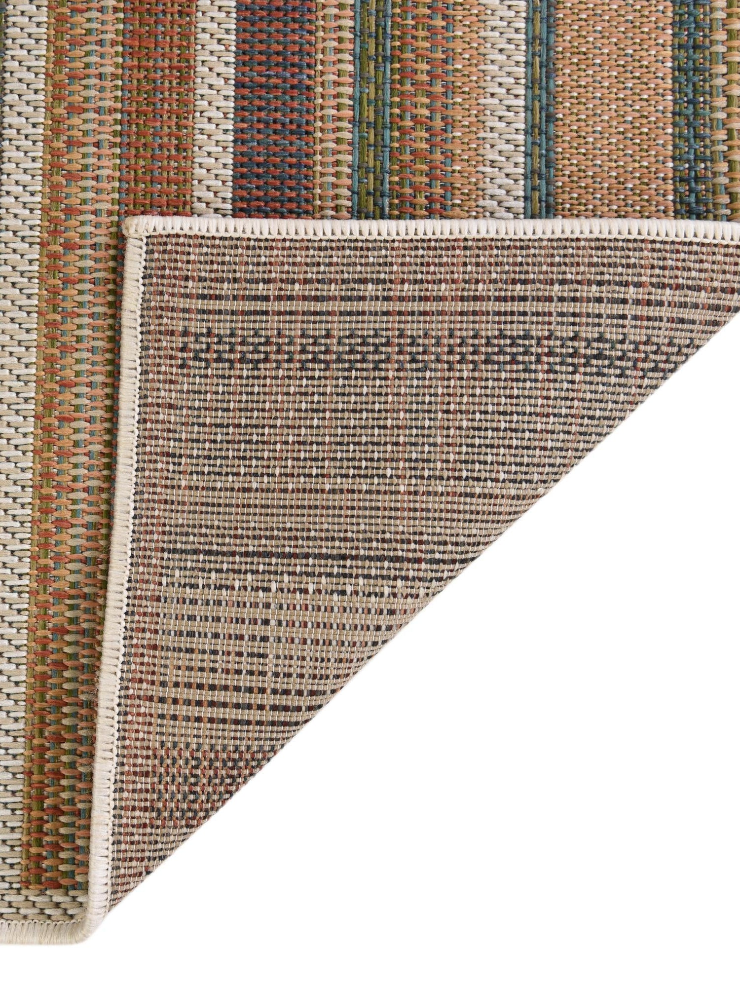 Multicolor 5' 3 x 7' 7 Baja Outdoor Rectangle Area Rug Weather Resistant for Patio, Deck, Terrace, Balcony, Porch 100% Polypropylene Modern Outside Decor for Sale at Rug Engine