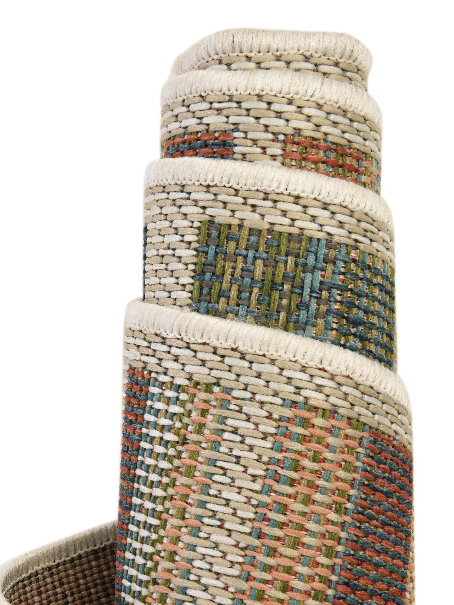 Multicolor 3' 11 x 5' 11 Baja Outdoor Rectangle Area Rug Weather Resistant for Patio, Deck, Terrace, Balcony, Porch 100% Polypropylene Modern Outside Decor for Sale at Rug Engine