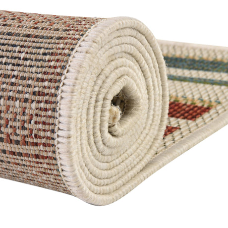 Multicolor 5' 3 x 7' 7 Baja Outdoor Rectangle Area Rug Weather Resistant for Patio, Deck, Terrace, Balcony, Porch 100% Polypropylene Modern Outside Decor for Sale at Rug Engine