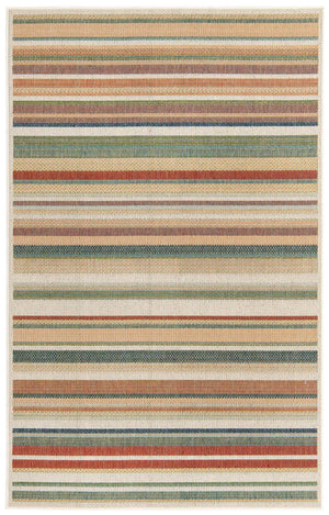 Multicolor 5' 3 x 7' 7 Baja Outdoor Rectangle Area Rug Weather Resistant for Patio, Deck, Terrace, Balcony, Porch 100% Polypropylene Modern Outside Decor for Sale at Rug Engine