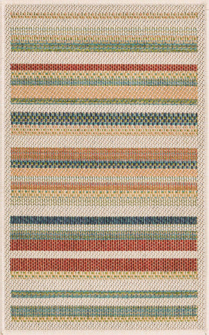 Multicolor 2' x 3' Baja Outdoor Rectangle Rug