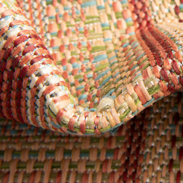 Burgundy 9' x 12' Baja Outdoor Rectangle Area Rug Weather Resistant for Patio, Deck, Terrace, Balcony, Porch 100% Polypropylene Modern Outside Decor for Sale at Rug Engine