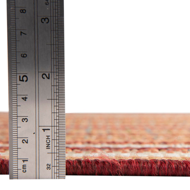 Burgundy 3' 3 x 3' 3 Baja Outdoor Round Rug