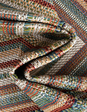 Multicolor 2' x 3' Baja Outdoor Rectangle Rug