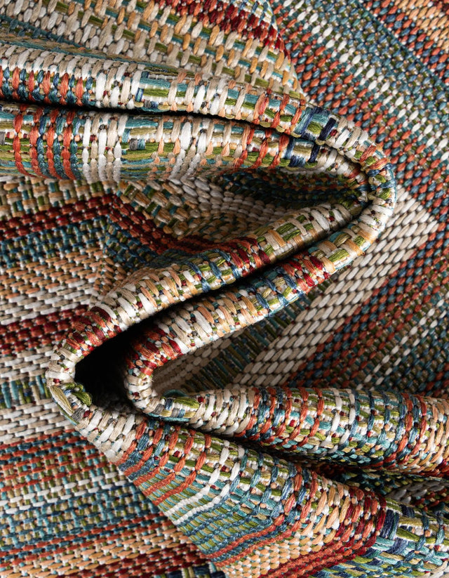 Multicolor 2' x 3' Baja Outdoor Rectangle Rug