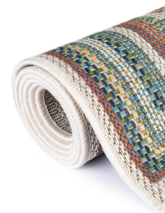 Multicolor 2' x 3' Baja Outdoor Rectangle Rug
