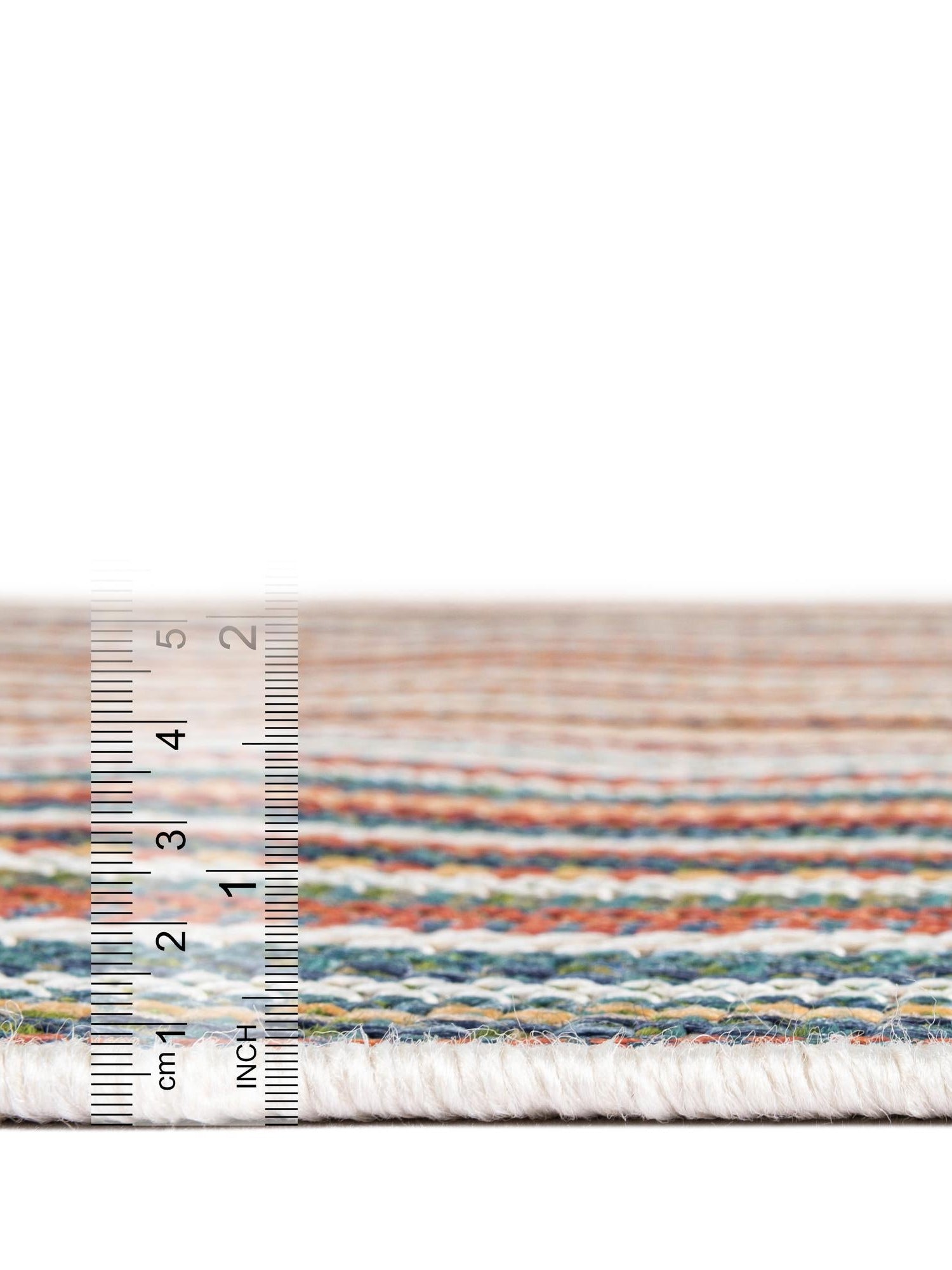 Multicolor 2' x 3' 11 Baja Outdoor Runner Area Rug Weather Resistant for Patio, Deck, Terrace, Balcony, Porch 100% Polypropylene Modern Outside Decor for Sale at Rug Engine