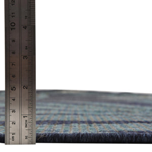 Navy Blue 9' x 12' Baja Outdoor Rectangle Area Rug Weather Resistant for Patio, Deck, Terrace, Balcony, Porch 100% Polypropylene Modern Outside Decor for Sale at Rug Engine