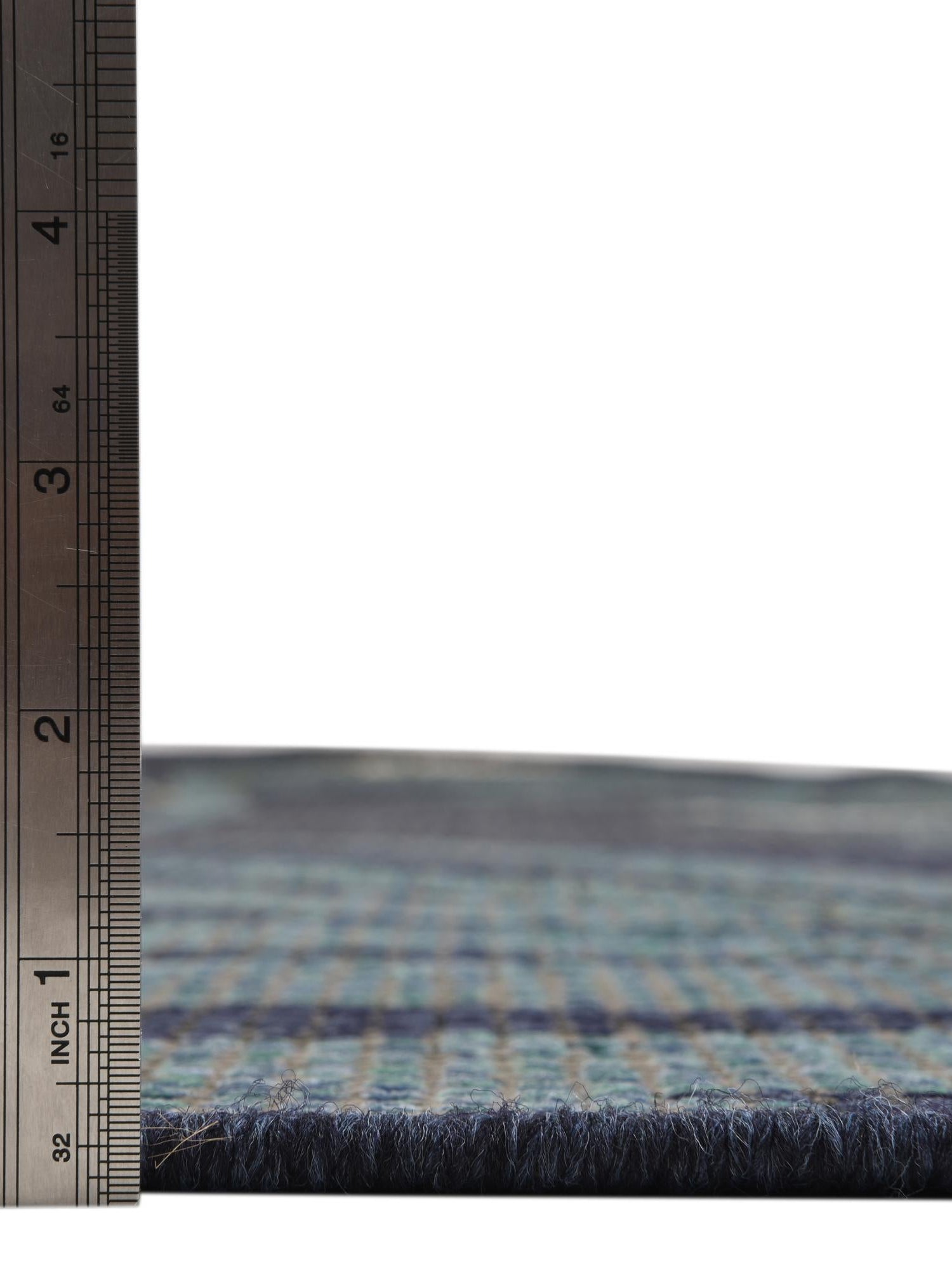 Navy Blue 3' 3 x 3' 3 Baja Outdoor Round Area Rug Weather Resistant for Patio, Deck, Terrace, Balcony, Porch 100% Polypropylene Modern Outside Decor for Sale at Rug Engine
