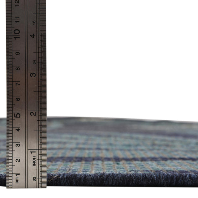 Navy Blue 2' x 3' 11 Baja Outdoor Runner Area Rug Weather Resistant for Patio, Deck, Terrace, Balcony, Porch 100% Polypropylene Modern Outside Decor for Sale at Rug Engine