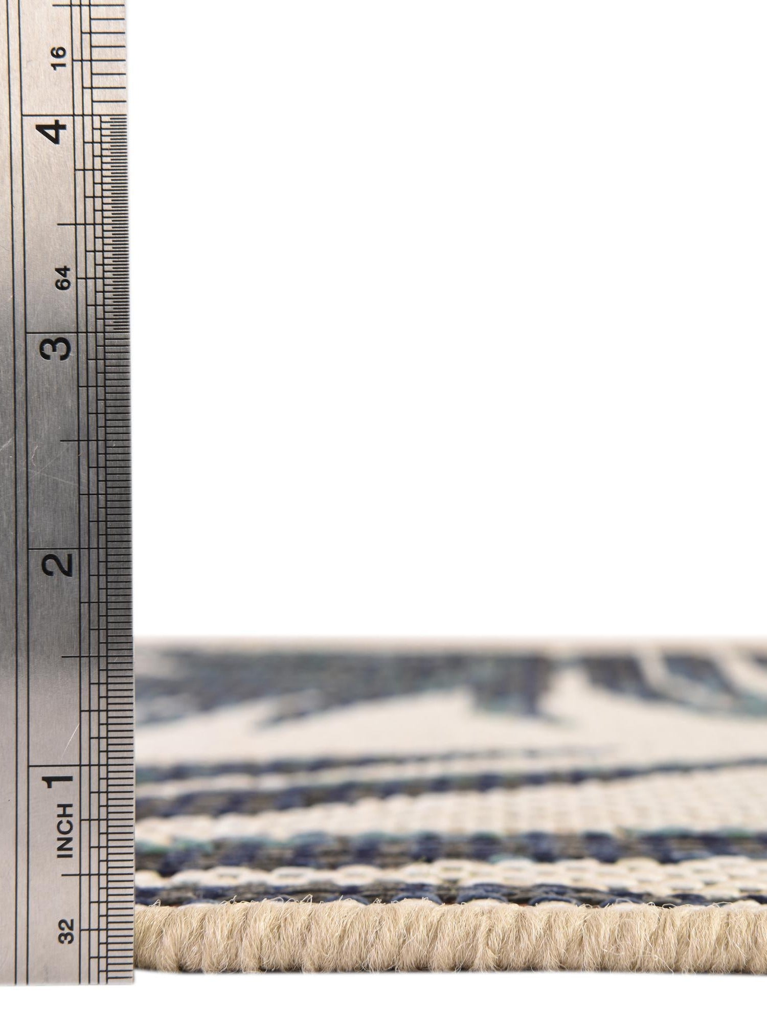 Ivory 7' 10 x 10' Baja Outdoor Rectangle Area Rug Weather Resistant for Patio, Deck, Terrace, Balcony, Porch 100% Polypropylene Modern Outside Decor for Sale at Rug Engine