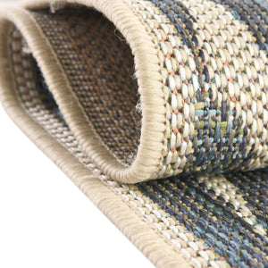 Ivory 5' 3 x 5' 3 Baja Outdoor Square Area Rug Weather Resistant for Patio, Deck, Terrace, Balcony, Porch 100% Polypropylene Modern Outside Decor for Sale at Rug Engine