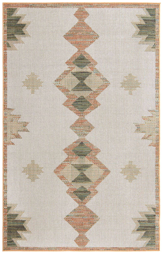 Ivory 6' x 9' Baja Outdoor Rectangle Rug