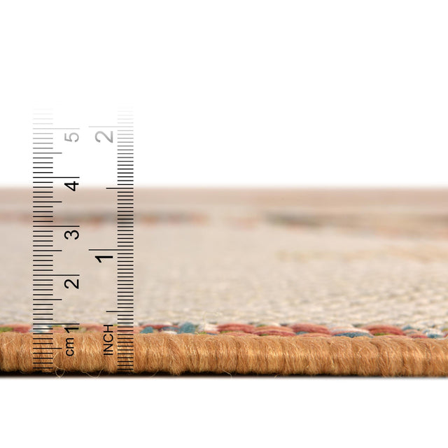 Ivory 6' x 9' Baja Outdoor Rectangle Rug