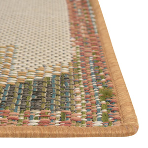 Ivory 3' 11 x 5' 11 Baja Outdoor Rectangle Area Rug Weather Resistant for Patio, Deck, Terrace, Balcony, Porch 100% Polypropylene Modern Outside Decor for Sale at Rug Engine