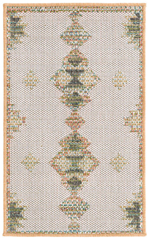 Ivory 2' x 2' 11 Baja Outdoor Rectangle Area Rug Weather Resistant for Patio, Deck, Terrace, Balcony, Porch 100% Polypropylene Modern Outside Decor for Sale at Rug Engine