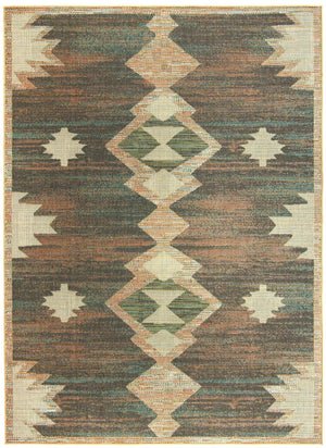 Multicolor 9' 2 x 12' 2 Baja Outdoor Rectangle Rug