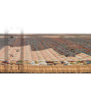 Multicolor 9' 2 x 12' 2 Baja Outdoor Rectangle Rug