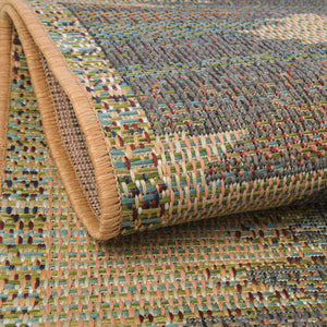 Multicolor 9' 2 x 12' 2 Baja Outdoor Rectangle Rug